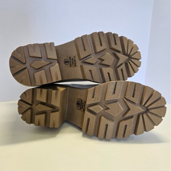 Round Mid Heel Chunky Block Heels Ankle Boots Women's Sz 6 Color Bone Round Toe - Picture 5 of 10